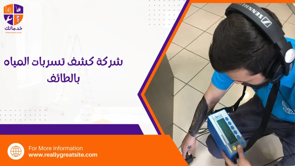 شركة كشف تسربات المياه بالطائف