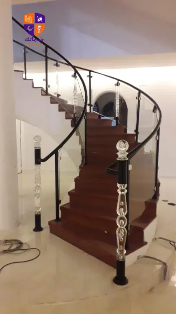 تركيب درابزين الدرج