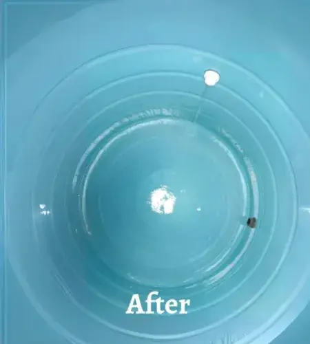 بعد تنظيف خزان المياه بمكة