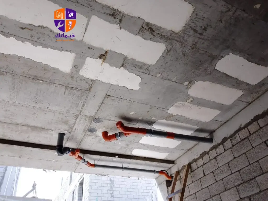 تركيب مواسير الصرف الصحي