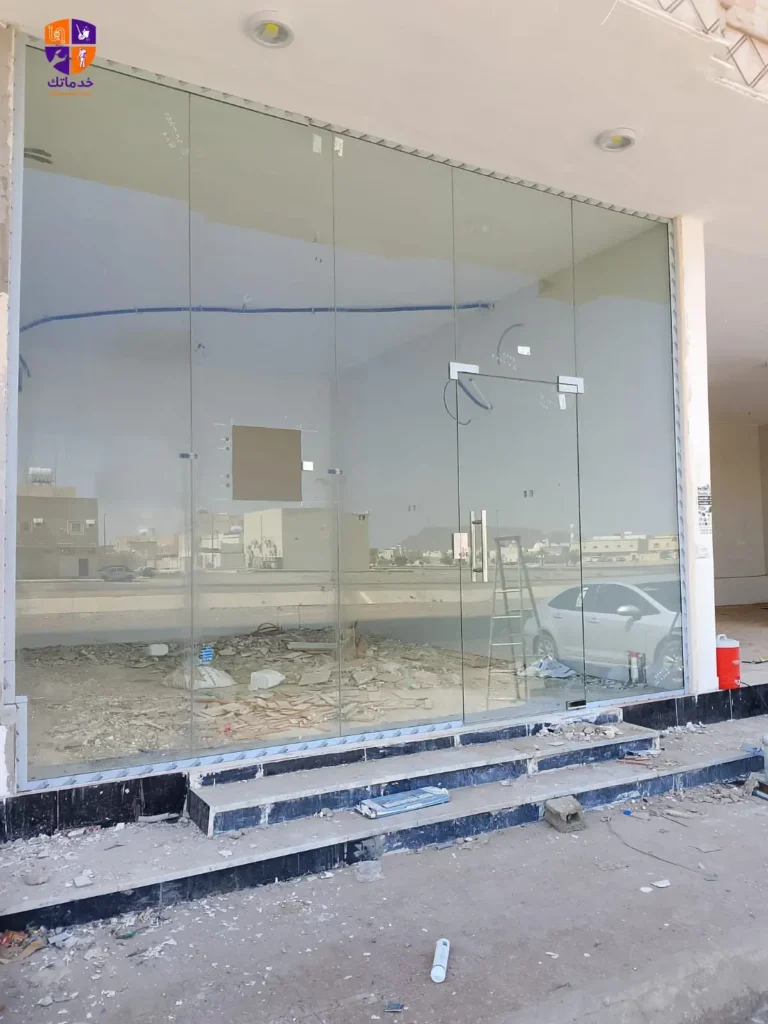 ابواب محلات زجاج سيكوريت