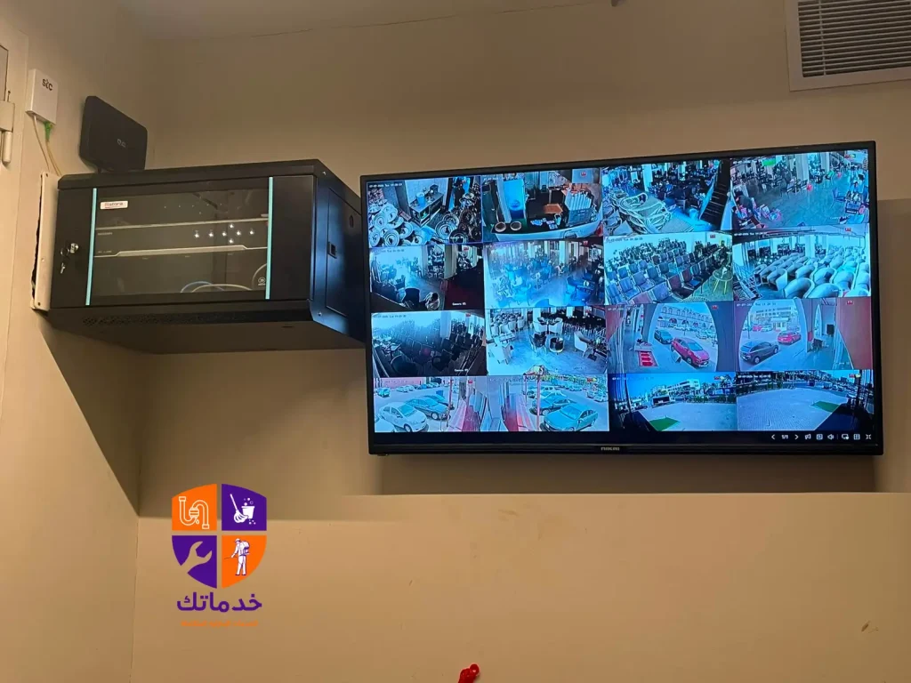 كاميرات مراقبة خارجية مع التركيب