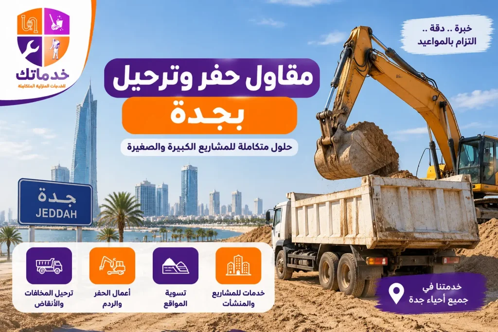 مقاول حفر وترحيل بجدة